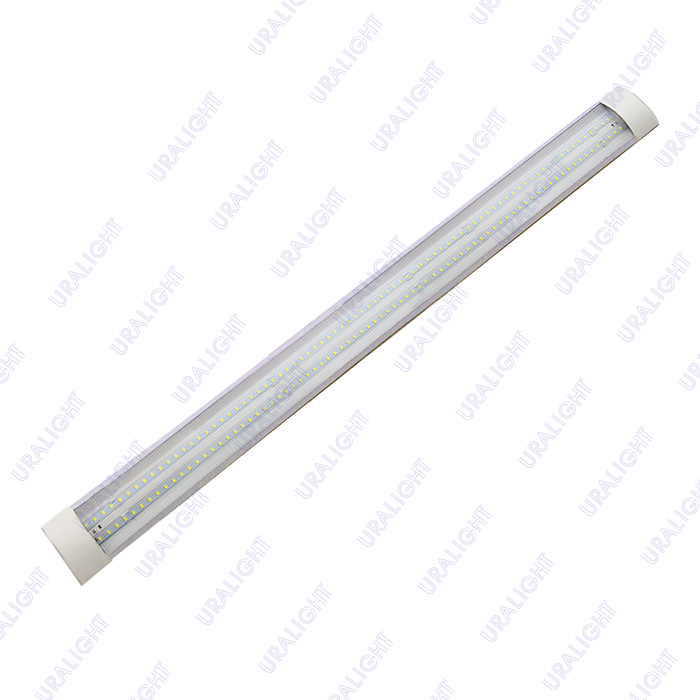 Потолочный светодиодный линейный светильник LED Т12 40Вт "ПРИЗМА" URAlight